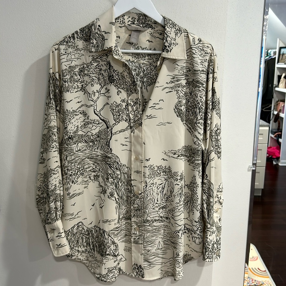 Women’s button down shirt h&m